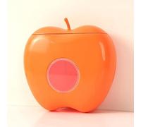KINTAN Scatola portaoggetti in plastica - Dispenser multifunzionale per conservare la scatola, da cucina usa e getta a parete, in plastica (arancione)