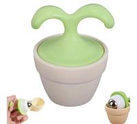 KINTEGOOD Mini rullo per massaggio occhi e viso, per piante in vaso, confezione da 2, palla a rullo decorativa da scrivania per collo e corpo