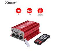 Kinter Amplificatore Stereo 500W A 2 Canali Con Telecomando 12V Mp3 Usb Audio