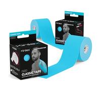 Kintex 2 rotoli di nastro kinesiologico 5 cm x 5 m - Impermeabile | Set pratico da 2 rotoli per sport e fisioterapia, per supportare muscoli e fasce