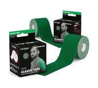 Kintex 2 rotoli di nastro kinesiologico 5 cm x 5 m - Impermeabile | Set pratico da 2 rotoli per sport e fisioterapia, per supportare muscoli e fasce