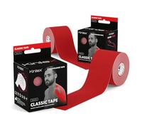Kintex 2 rotoli di nastro kinesiologico 5 cm x 5 m - Impermeabile | Set pratico da 2 rotoli per sport e fisioterapia, per supportare muscoli e fasce