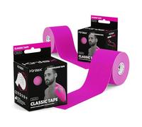 Kintex 2 rotoli di nastro kinesiologico 5 cm x 5 m - Impermeabile | Set pratico da 2 rotoli per sport e fisioterapia, per supportare muscoli e fasce