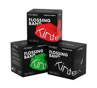 Kintex Banda di Flossing Voodoo, 208 cm x 5 cm, fascia compressiva, terapia, mobilità, riabilitazione, allenamento, rigenerazione (Nero)