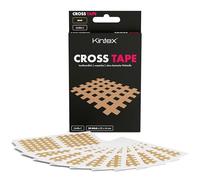 Kintex Cross Tape - Nastro Kinesiologico Autoadesivo, Delicato Sulla Pelle e Impermeabile - Nastro a Griglia per Dolori e Trigger Point - Confezione da 20 - Beige - 44 x 52 mm