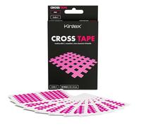 Kintex Cross Tape - Nastro Kinesiologico Autoadesivo, Delicato Sulla Pelle e Impermeabile - Nastro a Griglia per Dolori e Trigger Point - Confezione da 90 - Rosa - 44 x 52 mm