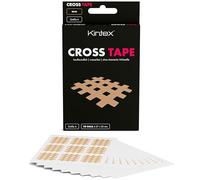 Kintex Cross Tape - Nastro Kinesiologico Autoadesivo, Delicato Sulla Pelle e Impermeabile - Nastro a Griglia per Dolori e Trigger Point - Confezione da 90 - Beige - 27 x 20 mm