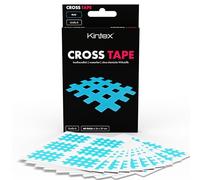 Kintex Cross Tape - Nastro Kinesiologico Autoadesivo, Delicato Sulla Pelle e Impermeabile - Nastro a Griglia per Dolori e Trigger Point - Confezione da 60 - Blu - 36 x 29 mm