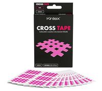 Kintex Cross Tape - Nastro Kinesiologico Autoadesivo, Delicato Sulla Pelle e Impermeabile - Nastro a Griglia per Dolori e Trigger Point - Confezione da 60 - Rosa - 36 x 29 mm