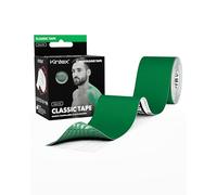 Kintex Kinesiology Tape Classic - Autoadesivo, Elastico, Impermeabile e Antiallergico - Nastro Sportivo e Kinesiologico per Lesioni Causate dallo Sport - Verde - 5 cm x 5 m