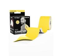 Kintex Kinesiology Tape Classic - Autoadesivo, Elastico, Impermeabile e Antiallergico - Nastro Sportivo e Kinesiologico per Lesioni Causate dallo Sport - Giallo - 5 cm x 5 m