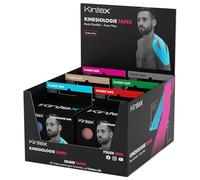 Kintex | Nastro Kinesiologico Classico | 5cm x 5m | 6 Rotoli | Delicato sulla Pelle, Impermeabile e Traspirante | Tape Elastico Professionale per Sport e Fisioterapia | Colori Misti