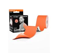 Kintex Kinesiology Tape Classic - Autoadesivo, Elastico, Impermeabile e Antiallergico - Nastro Sportivo e Kinesiologico per Lesioni Causate dallo Sport - Arancione - 5 cm x 5 m