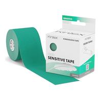 Kintex Kinesiology Tape Sensitive - Autoadesivo, Elastico, Impermeabile e Antiallergico - Nastro Sportivo e Kinesiologico per Pelli Sensibili - Verde Menta - 5 cm x 5 m