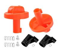 KINTLE Set di 2 manopole per strozzamento 4180 180 9500 compatibili con modelli S-tihl Trimmer HT102 HT103 HT131 HT132 FS91 FS111 FS131, questo prodotto ha una buona resistenza all'abrasione