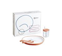 KINTO Set di stoviglie 4 pezzi arancione BONBO 26388 piatto paglia tazza cucc...