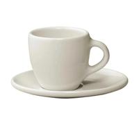 KINTO TOPO Tazza e Piattino Bianco 80ml Porcellana Espresso Giappone Lavastov...