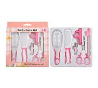 KINTRADE 6 Pezzi Kit per la Cura Quotidiana dei Capelli del chiodo del Bambino Set Spazzola e Manicure per toelettatura Neonati