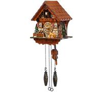 Kintrot Orologio a cucù artigianale tradizionale in legno della Foresta Nera Decorazione da parete