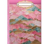 KINTSUGI CUBISM JAPANESE ART DESIGN * CORNELL NOTES SYSTEM COLLEGE COURSE NOTEBOOK+Address/CellPhone-Greek Sorority Ladies Girls Women Pink Jade Gold ... Homeschool High School Ivy League University