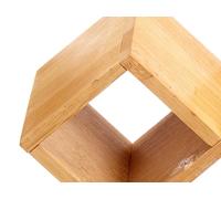 Kinvara Porta Spezie Bambù 8 Vasetti 7,5 x 24,5 x 17 cm