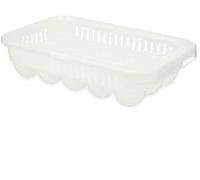 Porta uova Kinvara Bianco Trasparente Plastica 17,5 x 7 x 28,5 cm [12 Unità]