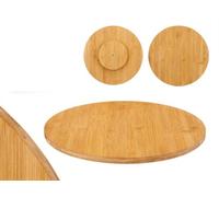Kinvara tagliere rotondo girevole in legno 40 cm