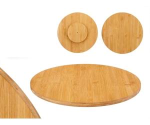 Kinvara tagliere rotondo girevole in legno 40 cm