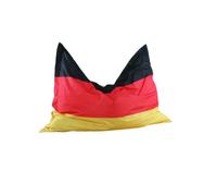 Kinzler K-11283/395 Pouf bandiera "Germania" 140 x 200 cm, colore: Multicolore