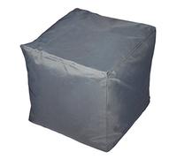 Kinzler S-10117/117 - Pouf a cubo, ca. 40 x 40 x 40 cm, per Esterni e Interni, in Diversi Colori, Colore: Antracite