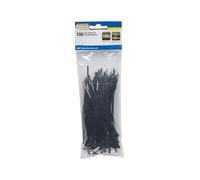 Kinzo 871125272108 - Fascetta stringicavo, 2,5 x 120 mm, colore: nero