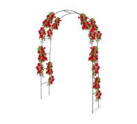 Kinzo Arco rosa - 240 x 140 cm - Pergola durevole in metallo per giardino e terrazza