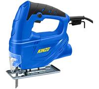 Kinzo Seghetto alternativo - 230 V - 400 W - con aspirazione - foglio protettivo - vari materiali - legno fino a 65 mm - metallo fino a 6 mm - blu, 8711252064161