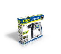 KINZO, Trapano a impusi 230 V 600 W gs, 71786, Grigio (grau)