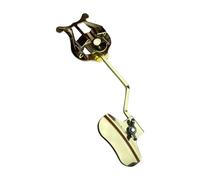 KIOALXZ Fermaglio per musica da marcia resistente, lira per tromba, pratico accessorio per strumento a lira per tromba, mantiene la marcia organizzata senza sforzo, fermaglio per