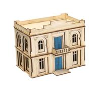 KIOALXZ Giocattolo di architettura in blocchi autoassemblati, attività fai da te divertente per le vacanze, per condividere momenti creativi con gli amici, 2 piani