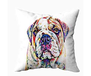 KIOAO Federa per cuscino pasquale, 40 x 40 cm, morbida, quadrata, idea di poster carino, amicizia dei bambini, stampa fronte/retro vecchio mondo (vecchio mondo), 18 x 18 multicolore J