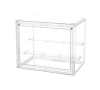 Kioball 1-PZ Espositore Espositivo A Tre Strati in Acrilico, Contenitore Antipolvere in Stile Scala per Modelli Anime, Scatole Cieche, Gioielli