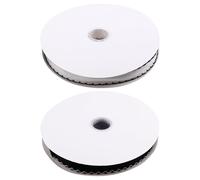 Kioball 2PCS Nastro in Pizzo A Rete 50 Metri Fai-da-Te, Copricapo Regalo Decorazione Materiali per Compleanni e Matrimoni