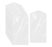 Kioball 30 Pezzi Trasparenti Antipolvere per Indumenti, Sacchetti Monouso, Tasche Appese, Sacchetti Portaoggetti, Organizer
