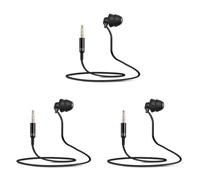 Kioball 3X corto Unilaterale Auricolare Prolunga Auricolare Auricolare in Ear Singolo Auricolare Silicone Auricolare 3.5mm Jack per Telefono