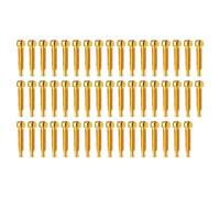 Kioball 50 Pezzi Perni Metallici per Pickup - Una Parola - Chiusura 3x21MM/5.0MM (Diametro 3.0MM) Parti per Pickup per Chitarra Aste A Vite