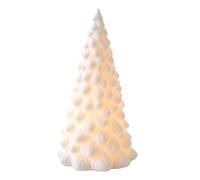 Kioball Albero di Natale in Ceramica con Luce, Decorazione Illuminata in Porcellana Vintage per Le Feste B