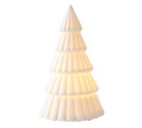 Kioball Albero di Natale in Ceramica con Luce, Decorazione Illuminata in Porcellana Vintage per Le Vacanze A