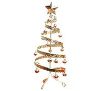 Kioball Campana Artigianale in Mini Albero di Natale Simulazione da Tavolo Albero di Natale Display Decorazioni Natalizie