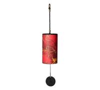 Kioball Carillon A in bambù 9 Aste, Campanelli Eolici 9 Aste, Campanelli Eolici Artigianali per Esterni, Giardino, Patio, Meditazione, CG Am DmChord D