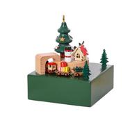 Kioball Carillon in Legno Magnetico Treno in Movimento Decorazione di Casa Desktop Display Forniture da Collezione
