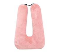 Kioball Cuscino da viaggio, cuscino da viaggio per bambini, cuscino multifunzionale a forma di U, supporto per sedile posteriore e corpo (rosa)