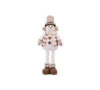 Kioball Decorazioni Natalizie in Piedi per Natale, Bambole di Natale Stese in Piedi, Bambole Estensibili per Decorazioni Natalizie da Terra, Decorazioni Natalizie di Peluche Pupazzo di Neve