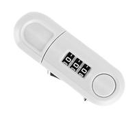Kioball DrawerPassword Lock Blocco di Sicurezza per Porta di Armadietto Non Perforato Blocco di Sicurezza per Frigorifero A Doppia Apertura Blocco Antifurto per Ufficio Domestico